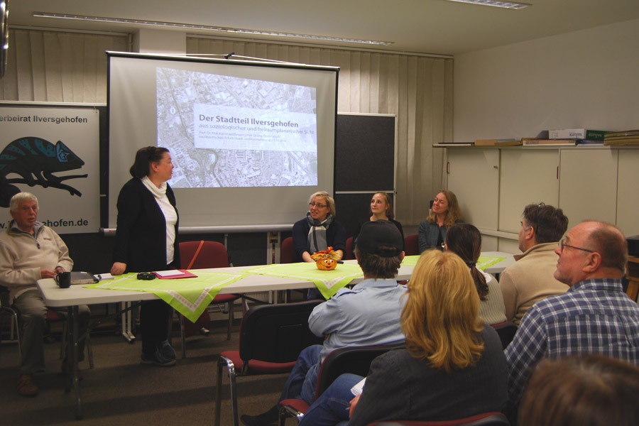 Präsentation einer Studentenarbeit