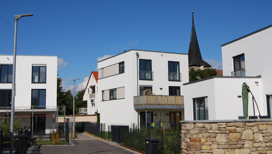 Wohngebiet an der Martinikirche